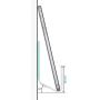 TXesign Adhesive Wall Phone Holder Mount for Smartphones iPhone External Battery Wall Holder Mount (Silky Ice Green & Transparent)