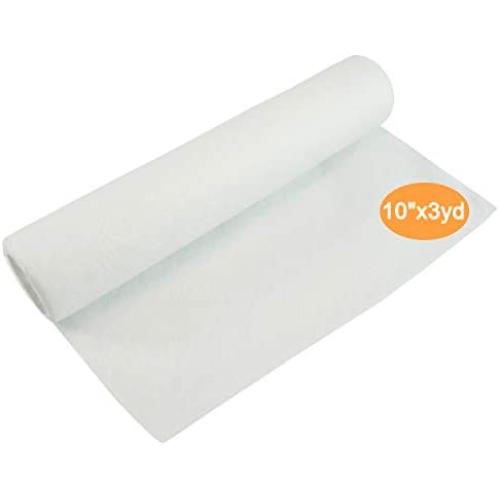 New Brothread Wash Away - Water Soluble Machine Embroidery Stabilizer Backing & Topping 10" x 3 Yd roll - Light Weight - Cut into Variable Sizes for Machine Embroidery and Hand Sewing