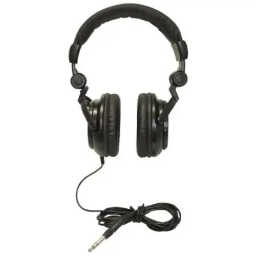 Tascam TH-02 Closed Back Studio Headphones, Black