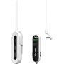 RapidX RXX5USBBLPL X5 Plus Car Charger 5 USB Ports QC 3.0/Type C Blackon White