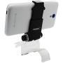 Leoie PS4 Slim Smart Handle Clip Cell Mobile Phone Clamp Holder with OTG Cable for Playstation 4 Controller Black