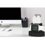 Moretek Charger Stand for Apple Watch 38mm 42mm 40mm 44mm iWatch Series 1 2 3 4 5 Apple Watch Charging Stand Holder, AirPods Accessory Charger Dock (Black)