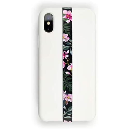 Phone Loops Finger Strap, Secure Phone Strap as Cell Phone Holder, Slim Grip Strap for Phone Case, Phone Grip Holder, Universal Finger Holder (Bloom)