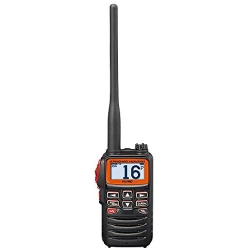 STANDARD HORIZON HX40 6 Watt VHF Ultra Compact Handheld Marine Radio with FM Receiver, Beige