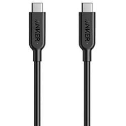 Anker Powerline II USB-C to USB-C 3.1 Gen 2 Cable (3ft) with Power Delivery, for Apple MacBook, Huawei Matebook, iPad Pro 2020, Chromebook, Pixel, Switch, and More Type-C Devices/Laptops