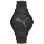 Puma Mens Reset V2 Quartz Three Hand Silicone Watch - Featuring Puma Jumping Cat Logo