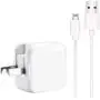 iPad Charger 2.4A 12W USB Wall Charger Foldable Portable Travel Plug + 6FT Charging Cable, Compatible with iPhone X/8/8Plus/7/7Plus/6s/6sPlus/6/6Plus/SE/5s/5, Pad 4/Mini/Air/Pro,iPod