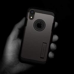 Spigen Tough Armor Designed for Apple iPhone XR Case (2018) - Gunmetal