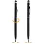 Stylus Pen,UROPHYLLA 10pcs Universal 2 in 1 Capacitive Stylus Ballpoint Pen for iPad,iPhone,Samsung,HTC,Kindle,Tablet,All Capacitive Touch Screen Device(5 Black,5 Sliver)