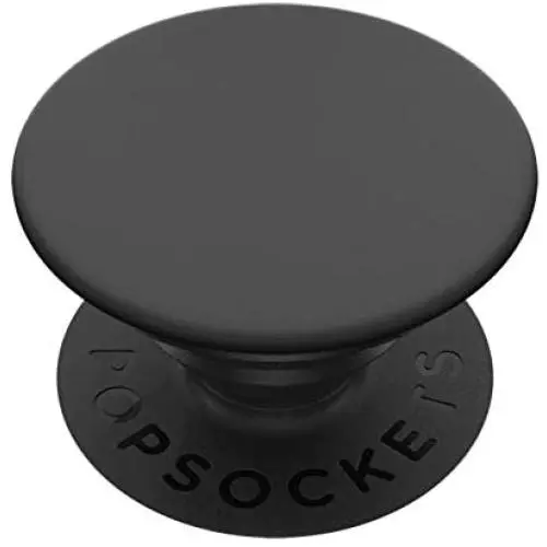 PopSockets: PopGrip with Swappable Top for Phones & Tablets - Black
