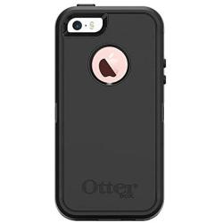 OtterBox Defender Series Case for Apple iPhone 5/5s/SE - Retail Packaging - Black