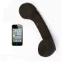 Aoile Wireless Retro Telephone Handset Radiation-Proof Handset Receivers Headphones for Mobile Phone Black