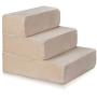 Nova Microdermabrasion Pet Dog Stairs Steps for High Beds Small Dogs with Washable Cover High Density Foam