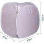 ZONEMEL Portable Steam Sauna, Lightweight Folding Tent, Personal Steam Sauna SPA for Weight Loss Detox Therapy, Steamer NOT Included (Grey) ZONEMEL Portable Steam Sauna, Lightweight Folding Tent, Personal Steam Sauna SPA for Weight Loss Detox Therapy, Steamer NOT Included (Grey)