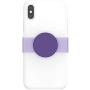 PopSockets PopGrip Slide for iPhone X and XS Apple Silicone Case - Fierce Violet