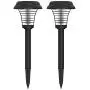 2Pcs Solar Powered Bug Zapper LED Light Insect Mosquito Killer Lamp for Indoor Outdoor Use 2Pcs Solar Powered Bug Zapper LED Light Insect Mosquito Killer Lamp for Indoor Outdoor Use