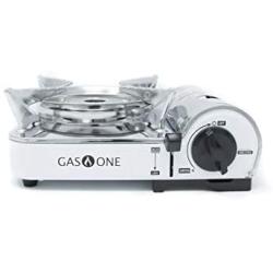 GasOne Emergency Gear Camping Mini Butane Portable Gas Stove with Carrying Case