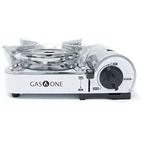 GasOne Emergency Gear Camping Mini Butane Portable Gas Stove with Carrying Case