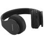 PowerLocus Wireless Bluetooth Over-Ear Stereo Foldable Headphones, Wired Headsets with Built-in Microphone for iPhone, Samsung, LG, iPad (Black)