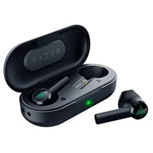 Razer Hammerhead True Wireless Bluetooth Earbuds: Low-Latency - Water Resistant - Bluetooth 5.0 Auto Pairing - Classic Black Razer Hammerhead True Wireless Bluetooth Earbuds: Low-Latency - Water Resistant - Bluetooth 5.0 Auto Pairing - Classic Black