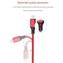 USB C Charging Cable Fast Charge USB to USB C Nylon Braided Fast Charging Sync Cord for Mobile Phones, Compatible Samsung Galaxy S10e S9 S8 Plus,Note 9 8, LG G7 V30S V35 THINQ V30 G6 -2 PACK Red