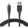 AmazonBasics Lightning to USB A Cable, Advanced Collection, MFi Certified Apple iPhone Charger, Black, 6 Foot, 2 Pack AmazonBasics Lightning to USB A Cable, Advanced Collection, MFi Certified Apple iPhone Charger, Black, 6 Foot, 2 Pack