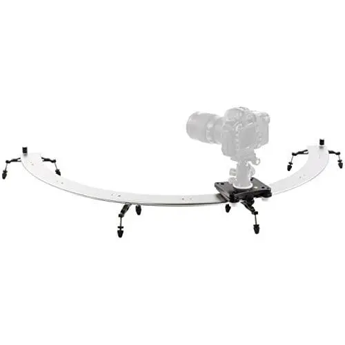 Movo Photo CTS500-II Panoramic 180° Circular Camera Sliding Track System with Roller Bearing Sliding Platform Movo Photo CTS500-II Panoramic 180° Circular Camera Sliding Track System with Roller Bearing Sliding Platform
