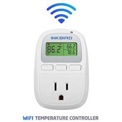 Inkbird C929 WiFi Digital Smart Thermostat 120VAC 1200W Temperature Controller IOS Android System Smartphone Heater Cooler Heating or Cooling Application