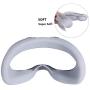 MASiKEN Face Mask for Oculus Quest, Professional Silicone Face Cover, Face Pad Sweatproof Lightproof Washable (Grey)