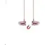Wired Headphone Metal Earbuds by Amasing Noise Cancelling Stereo Heave Bass Earphones with Micphone Mic with Volume Control，in Ear Headphones Magnetic Design for iPhone 5 6 Pink Samsung M9