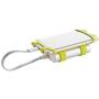 Global Gizmos Unisexs 45129 Bicycle Universal Power Mount |2-in-1 Phone Charger & Holder | Holds 3.5 to 6 Inch Mobile Screens| Easy to Attach | Bike Accessories Bank Holder, Yellow, 6inch