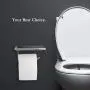 devesanter Toilet Roll Paper Holder Wall Mounted Self Adhesive Bathroom Tissue Dispenser Stainless Steel Toilet Paper Roll Storage with Mobile Phone Holder Stand devesanter Toilet Roll Paper Holder Wall Mounted Self Adhesive Bathroom Tissue Dispenser Stainless Steel Toilet Paper Roll Storage with Mobile Phone Holder Stand