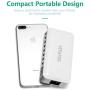 Multi USB Charger Charging Station, slitinto 8-Port USB Charger Station with LCD Display, Desktop USB Station Compatible iPhone X / 8/7 / 7Plus / 6s / 6Plus, iPad, Samsung Galaxy/Note and More