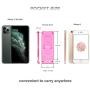 Phone Stand,Tablet Stand,Desktop Phone Holder Stand for Desk,Foldable Adjustable Phone Stand Compatible with All Mobile Phones/iPad/Tablet(3 PCS in 3 Transparent Colors)