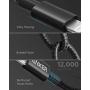 USB C to Lightning Cable, Anker New Nylon USB-C to Lightning Charging Cord for [6ft Apple MFi Certified] for iPhone 11 Pro/X/XS/XR / 8 Plus/AirPods Pro, Supports Power Delivery (Black)