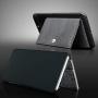Cell Phone Card Holder Stick on Wallet Phone Pocket for iPhone, Android and All Smartphones (Black and Grey)
