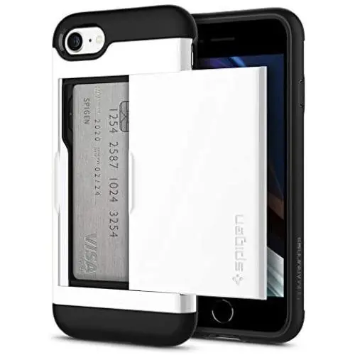 Spigen Slim Armor CS Designed for Apple iPhone SE 2020 Case/Designed for iPhone 8 Case (2017) / Designed for iPhone 7 Case (2016) - Jet White Spigen Slim Armor CS Designed for Apple iPhone SE 2020 Case/Designed for iPhone 8 Case (2017) / Designed for iPhone 7 Case (2016) - Jet White
