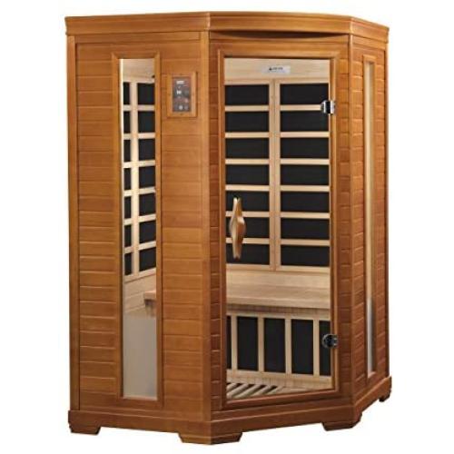 DYNAMIC SAUNAS AMZ-DYN-6225-02 Bilbao 2-Person Corner Far Infrared Sauna