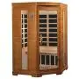 DYNAMIC SAUNAS AMZ-DYN-6225-02 Bilbao 2-Person Corner Far Infrared Sauna DYNAMIC SAUNAS AMZ-DYN-6225-02 Bilbao 2-Person Corner Far Infrared Sauna