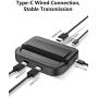 USB C Wired PUBG Mobile Game Keyboard Mouse Converter Adapter, no Lagging Gaming controller gamepad with HDMI USB 3.0 Port for shooting games 4k@144Hz Monitor TV, Compatible with Android phone/tablets