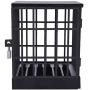 OutTop(TM) Mobile Phone Jail Cell Phones Prison Lock Up Safe Smartphone Stand Holders Classroom Home Table Office Storage Gadget -Family Time for Party Fun (Black)