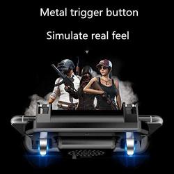 YTGOOD Mobile Phone Supplies Handle 2000/4000Mah Charger Power Bank Heat Dissipation Cooling Fan Gamepad Joystick Hand Grip Fire Aim Key for Mobile Phone Pubg