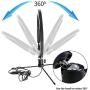 LED 10.2" Desktop Selfie Ring Light with Tripod Stand & Remote Control &10 Brightness Level & 3 Light Modes and 120 Bulbs 6500k for YouTube Video/Live Stream/Makeup/Photography for iPhone Android