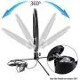 LED 10.2" Desktop Selfie Ring Light with Tripod Stand & Remote Control &10 Brightness Level & 3 Light Modes and 120 Bulbs 6500k for YouTube Video/Live Stream/Makeup/Photography for iPhone Android