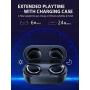 Wireless Earbuds, MEGIVEZ Bluetooth 5.0 Headphones 6H Continuous Playtime Touch Control Waterproof TWS Stereo in-Ear Earpiece with Charging Case, Deep Bass Built-in Mic Sports Bluetooth Headset