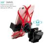 Fuinwvy Bike Phone Mount,360° Adjustable Universal Bicycle Motorcycle Phone Mount Bike Accessories，Compatible with iPhone 11 Pro Max X 8 Plus Series, Samsung S20/S10/S10e