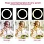 Yefound 9" Portable Led Ring Light with Stand & Cell Phone Holder and Remote Control for Live Streaming in YouTube, Facebook,can Selfie, Take Video,Makeup Yefound 9" Portable Led Ring Light with Stand & Cell Phone Holder and Remote Control for Live Streaming in YouTube, Facebook,can Selfie, Take Video,Makeup