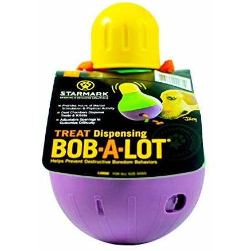 StarMark Bob-A-Lot Interactive Dog Toy