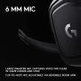 Logitech G432 DTS:X 7.1 Surround Sound Wired PC Gaming Headset (Leatherette)