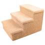 Penn-Plax 3-Step Carpeted Pet Stairs - Great for Cats & Dogs - Holds Up to 150 LBS